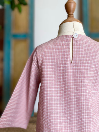 ORKED Baby’s Mini Kurung Set in Pink