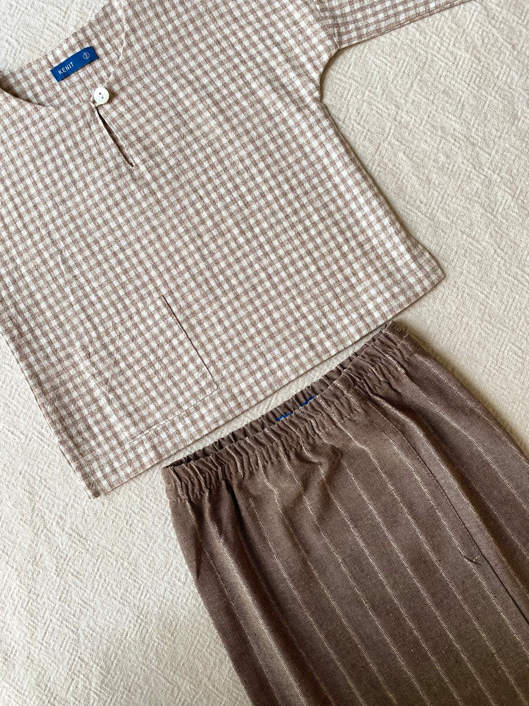 KESUMA Baby's Kurung Kedah Set in Sand