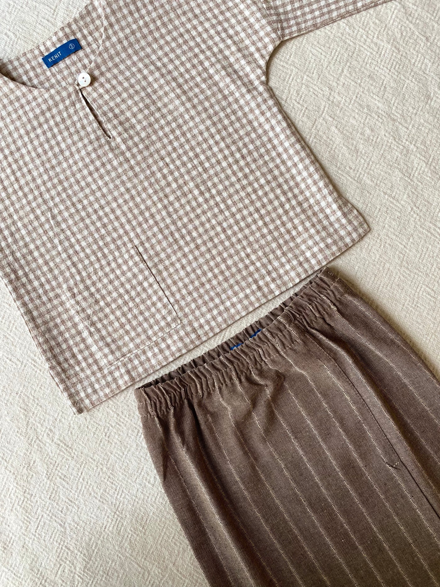 KESUMA Baby's Kurung Kedah Set in Sand