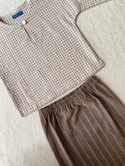 KESUMA Baby's Kurung Kedah Set in Sand