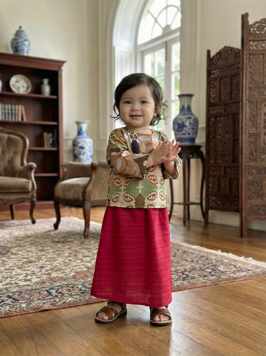 ORKED Baby’s Mini Kurung Set in Joy