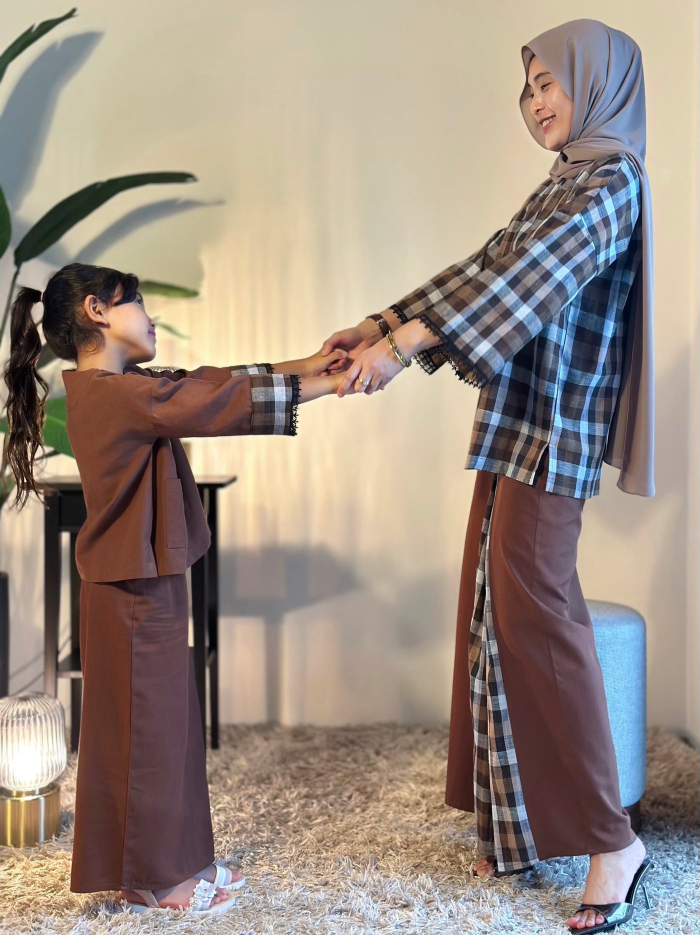 KESUMA Kurung Kedah Set in Cocoa