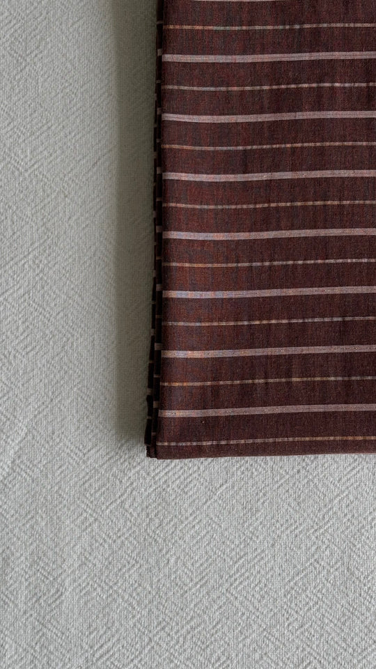 IDRIS Pelikat Style Samping in Brown Stripes