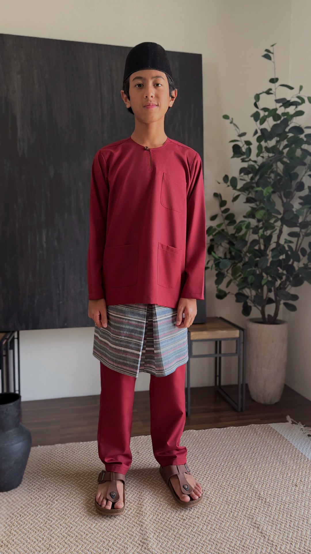 AYUB Instant Pelikat Style Samping in Delight Stripes