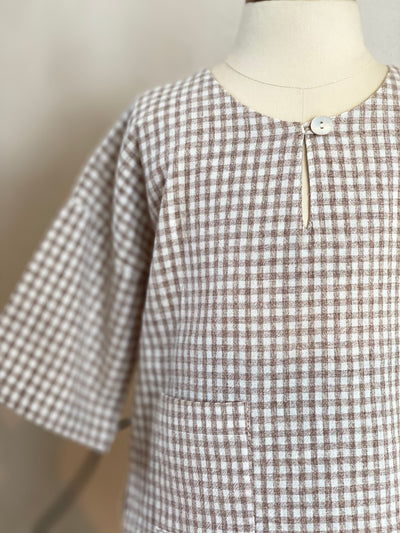 KESUMA Baby's Kurung Kedah Set in Sand