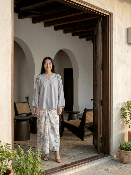 MUSTIKA Mini Kebarung Set in Ash