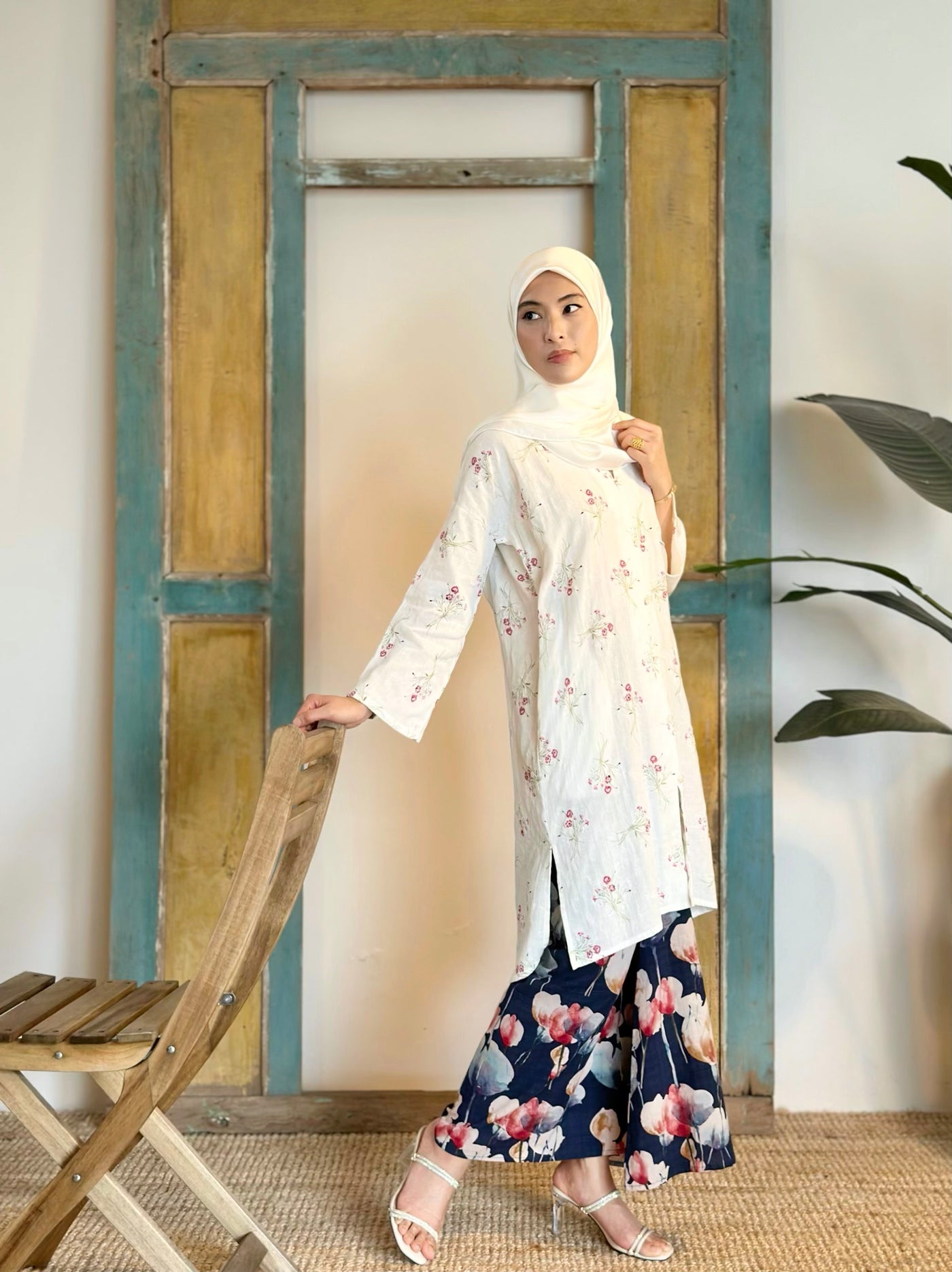 ANGGUN Long Kebarung Set in Delight