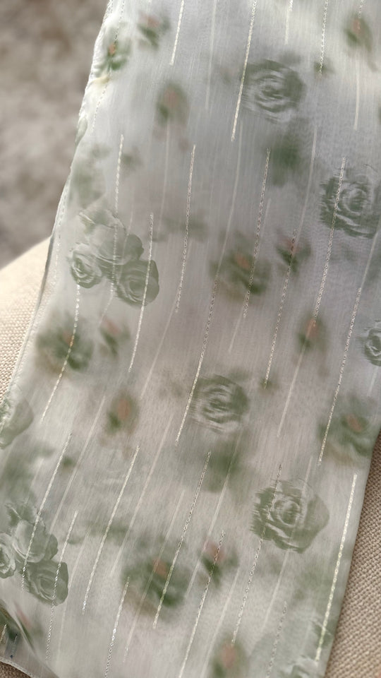 ALUN Selendang in Sage Luminance