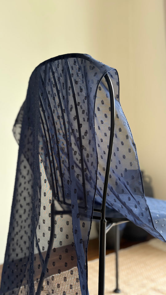 ALUN Selendang in Midnight Dobby