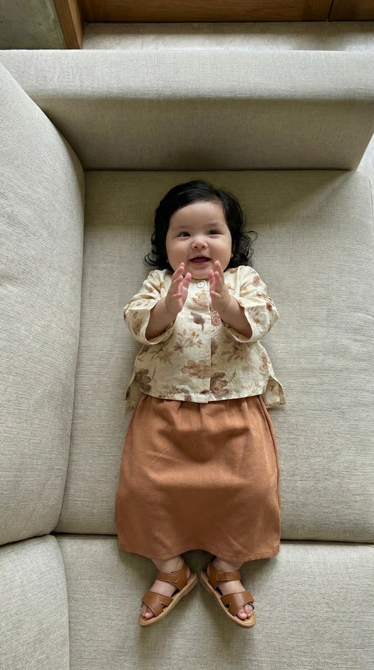 KARTIKA Modern Kurung Set in Honey