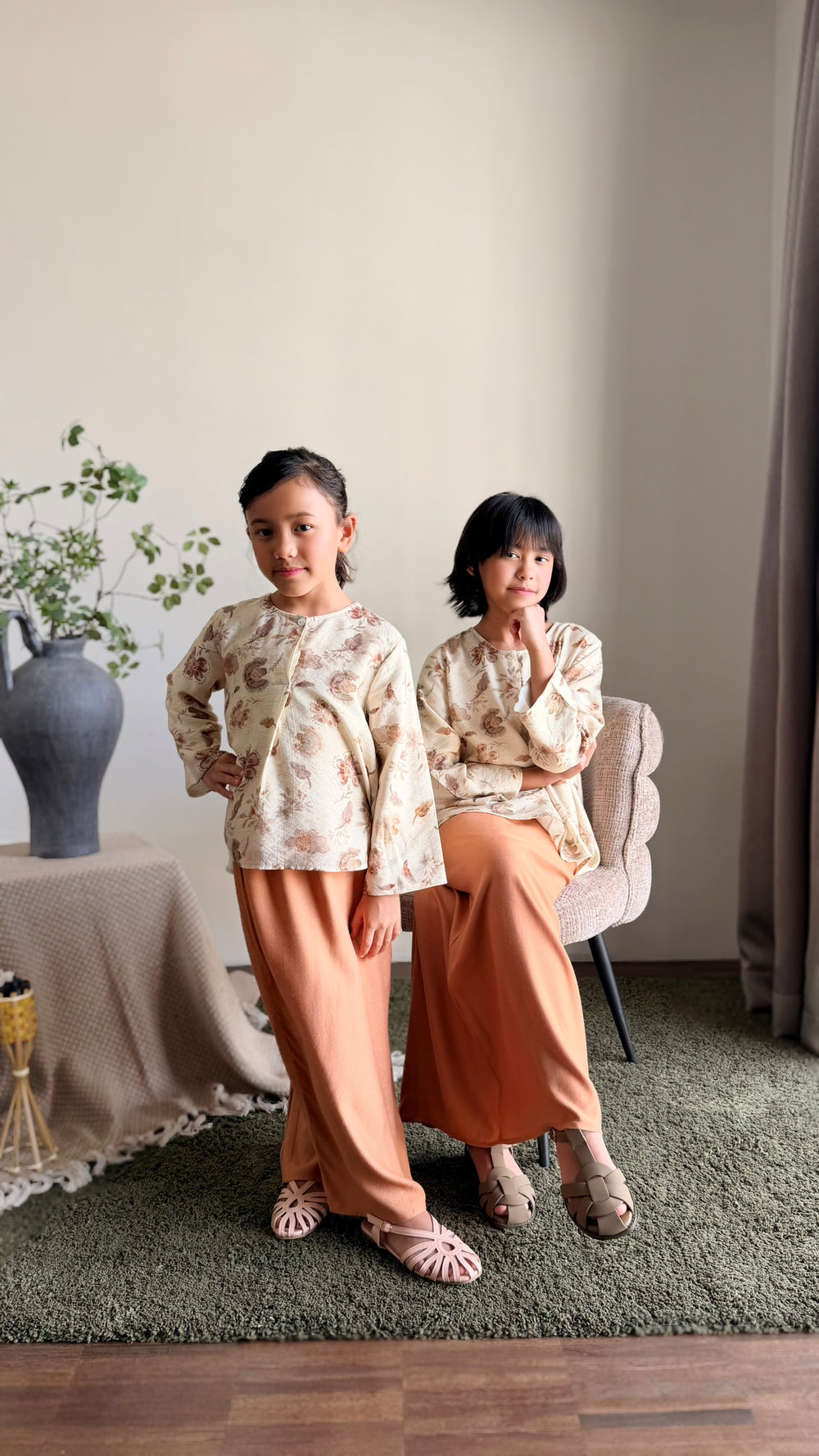 KARTIKA Modern Kurung Set in Honey