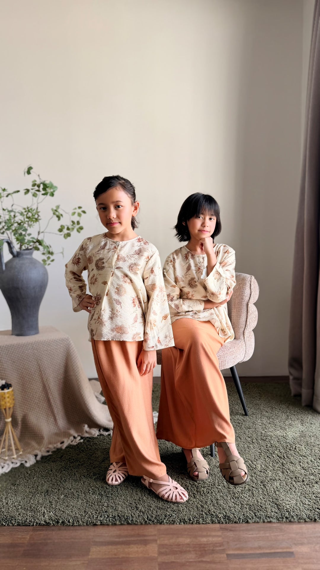 KARTIKA Modern Kurung Set in Honey