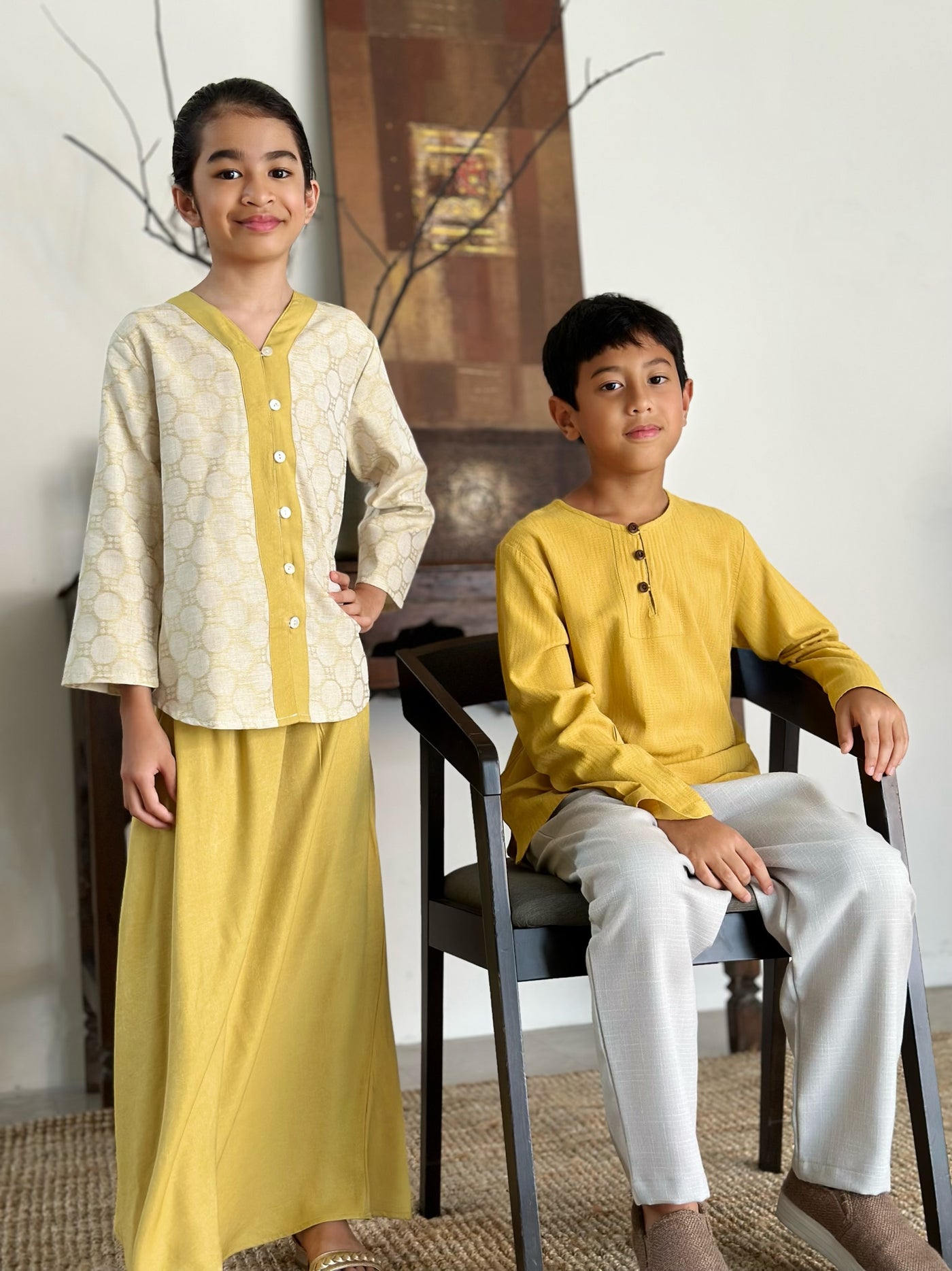 EZRA Kurta in Dandelion