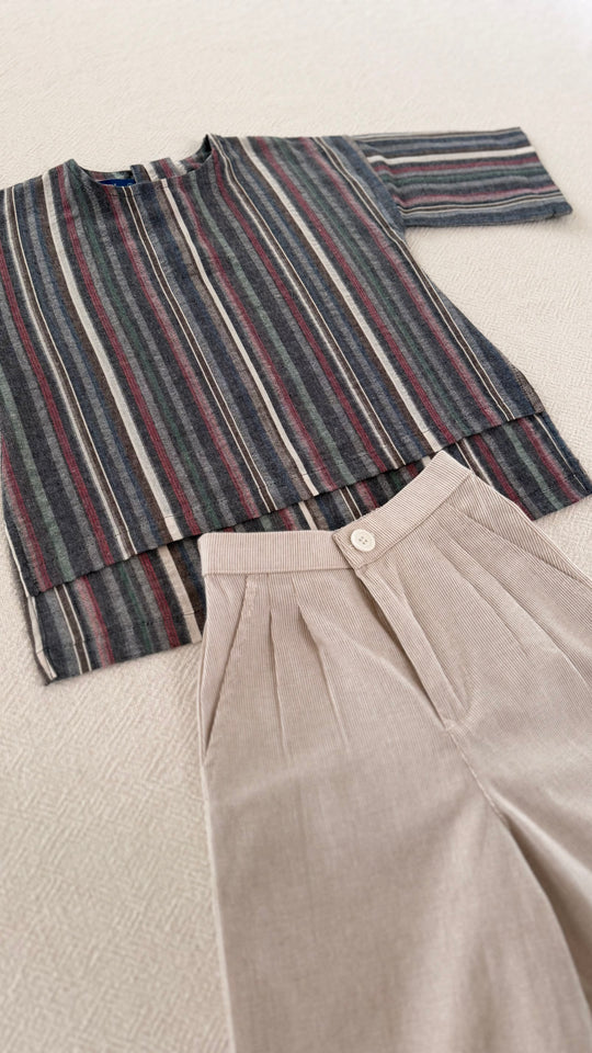 KENANGA Blouse & Pants Set in Delight Stripes