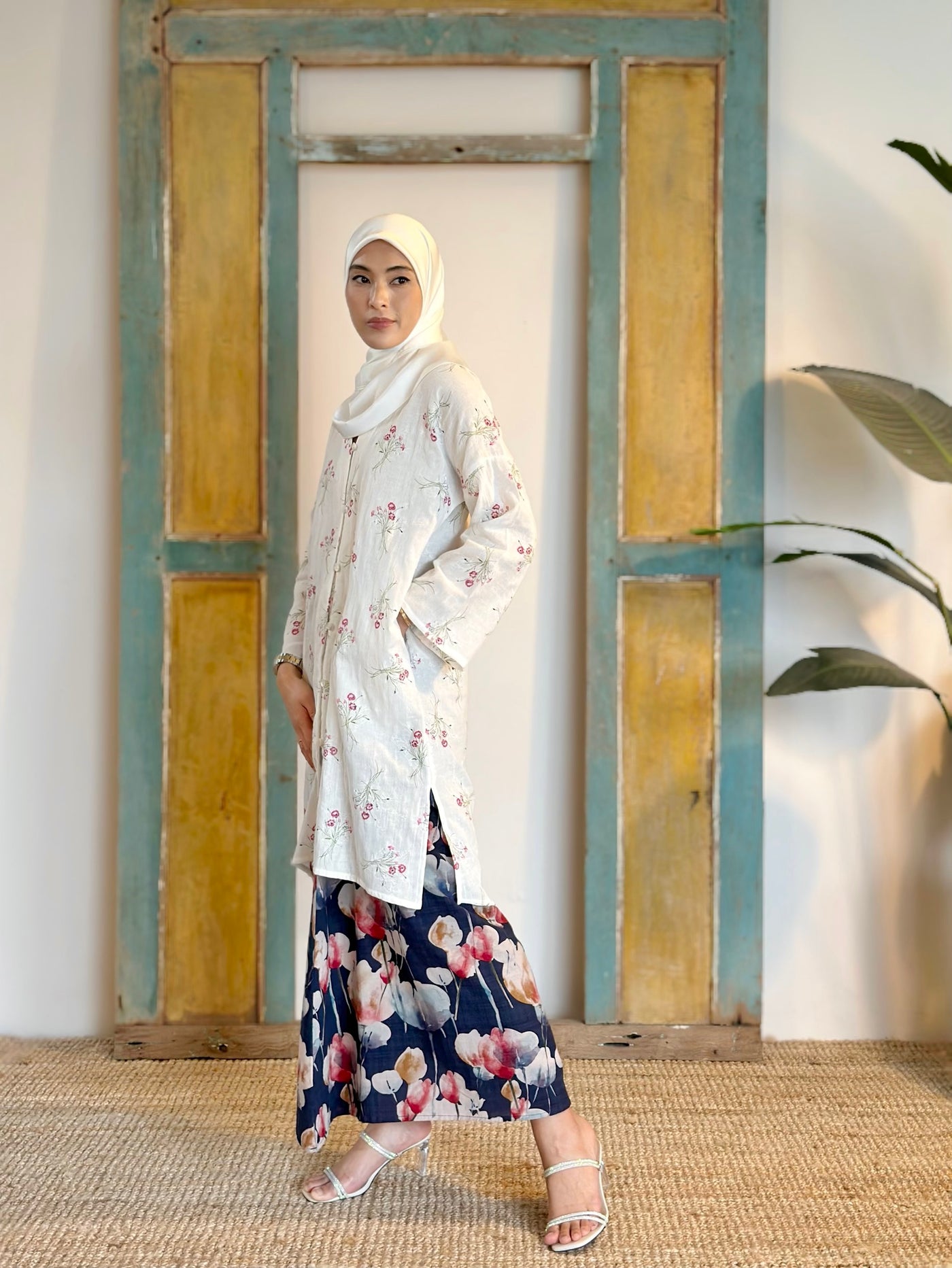 ANGGUN Long Kebarung Set in Delight