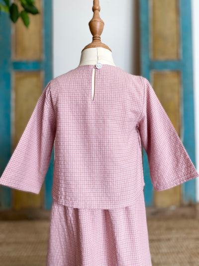 ORKED Baby’s Mini Kurung Set in Pink