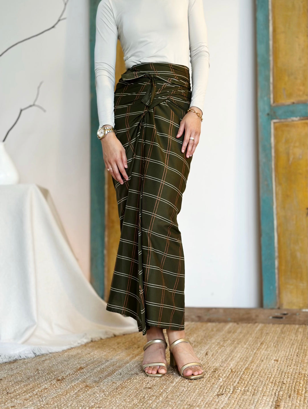 KIRANA Pareo in Olive