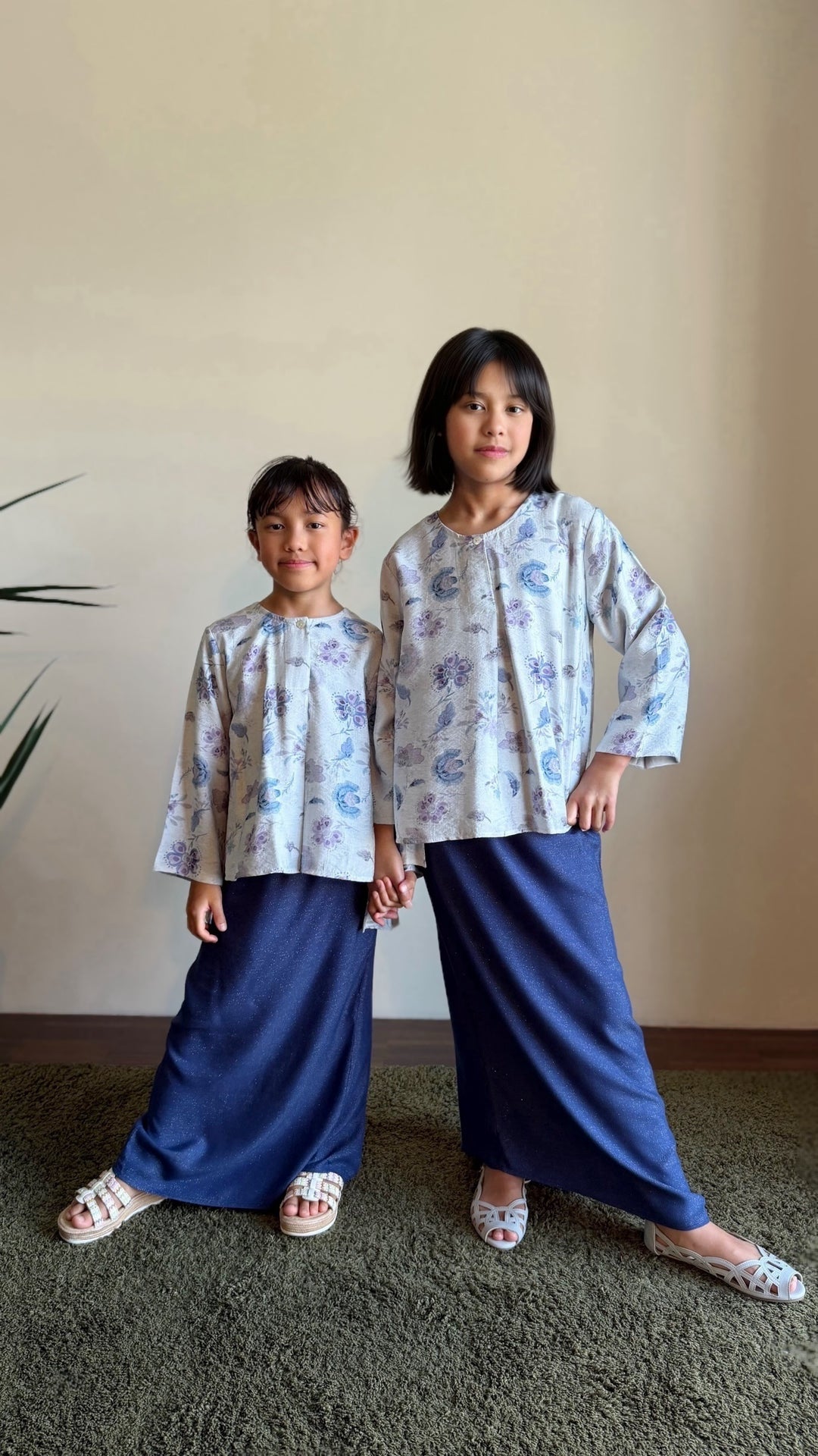 KARTIKA Modern Kurung Set in Hyacinth
