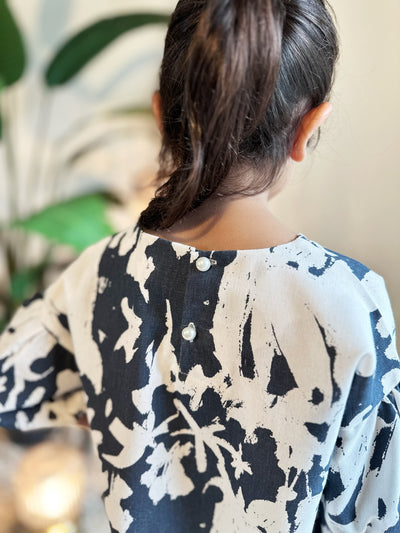 PAKMA Short Kurung Set in Vanilla Azure