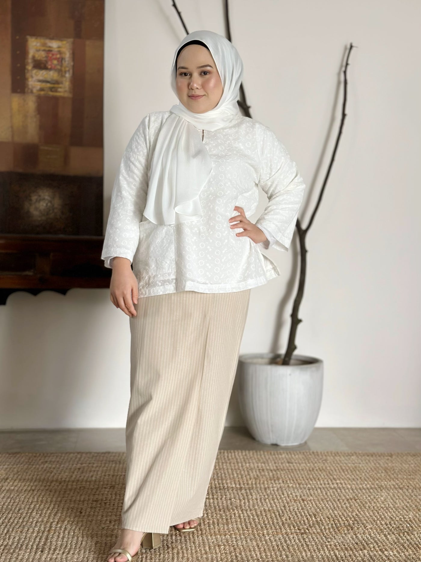 MULUS Kurung Kedah Set in Mellow