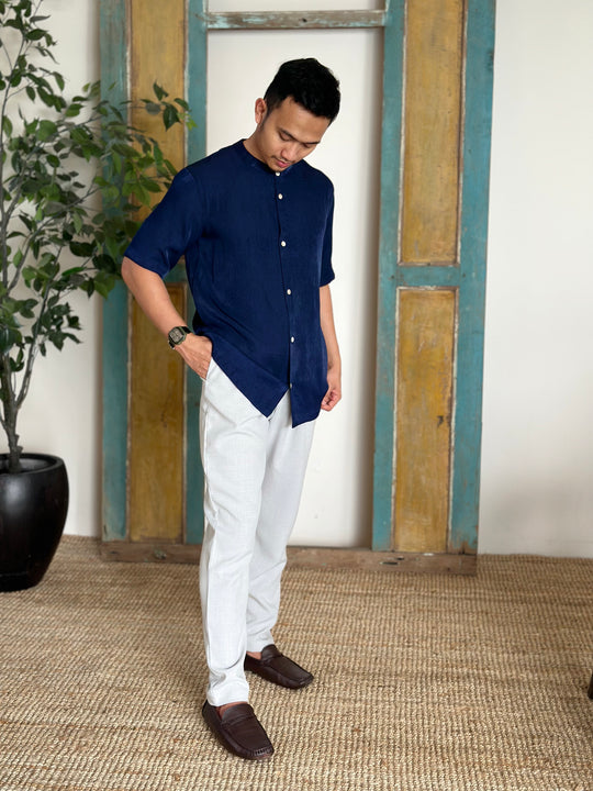 PAWANA Kurta in Navy Blue