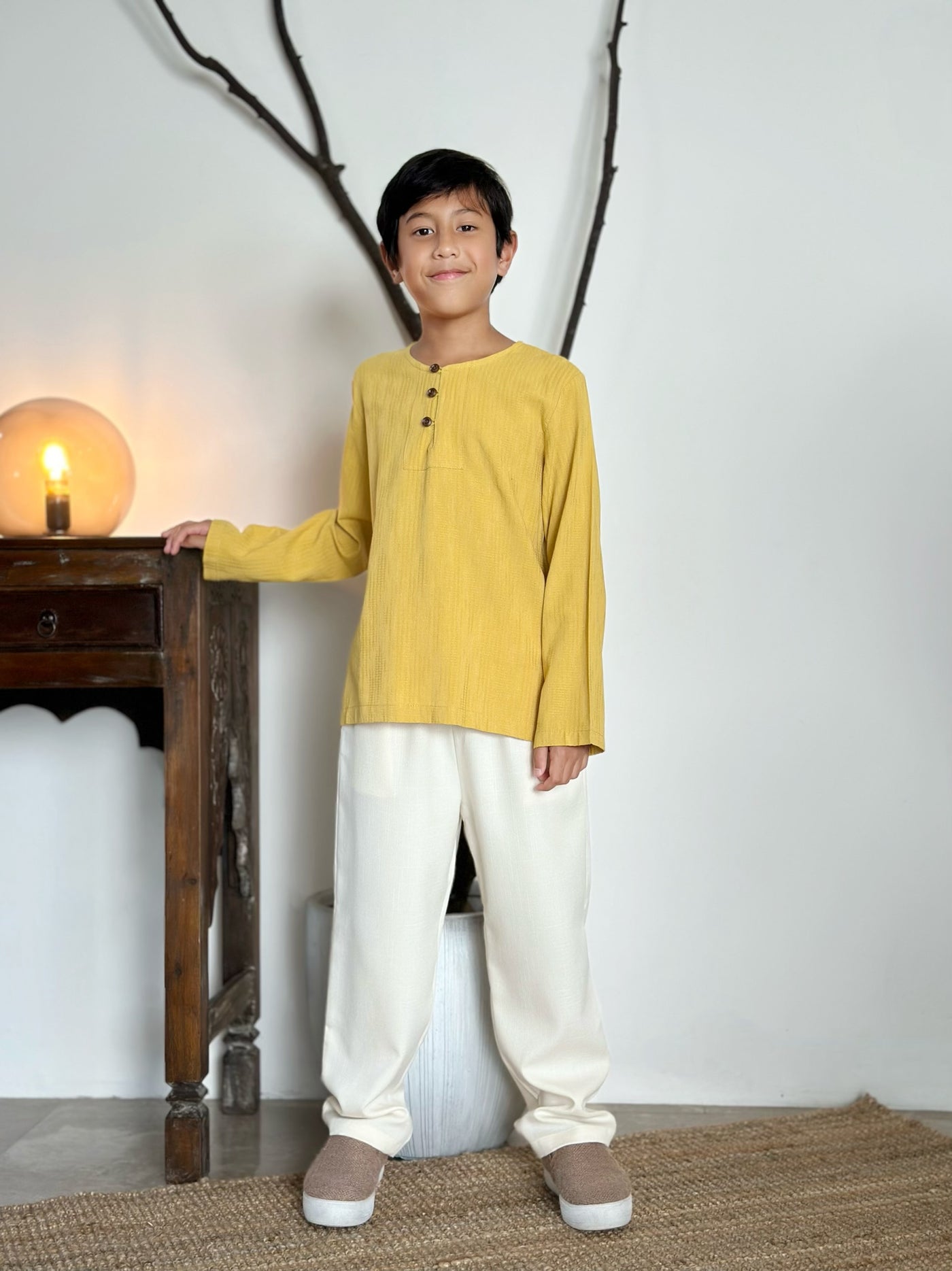 EZRA Kurta in Dandelion