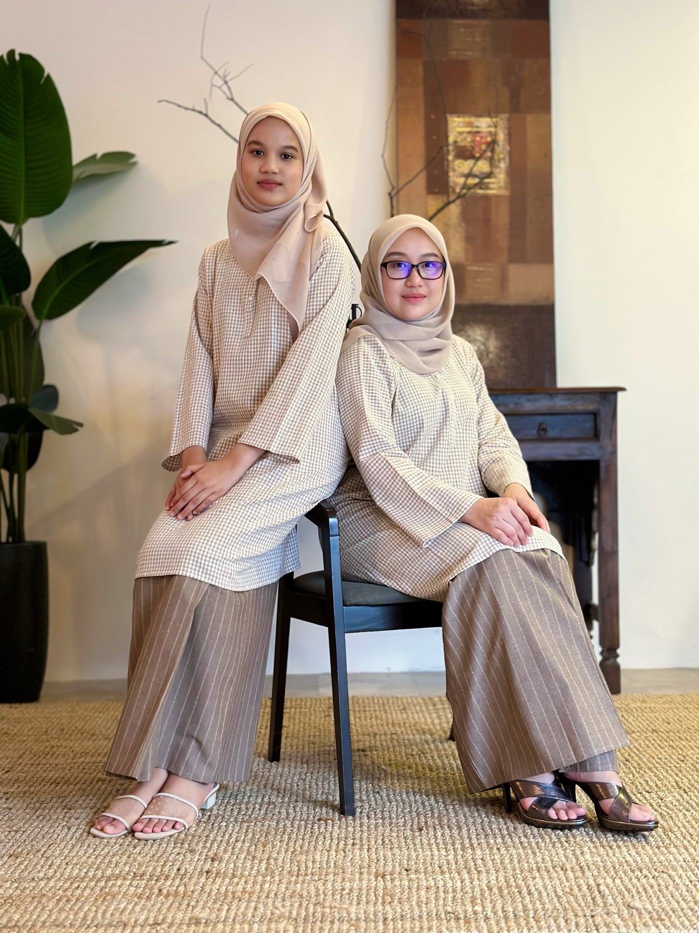 DAYANG Riau Kurung Set in Sand