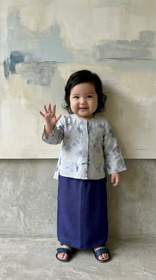 KARTIKA Modern Kurung Set in Hyacinth