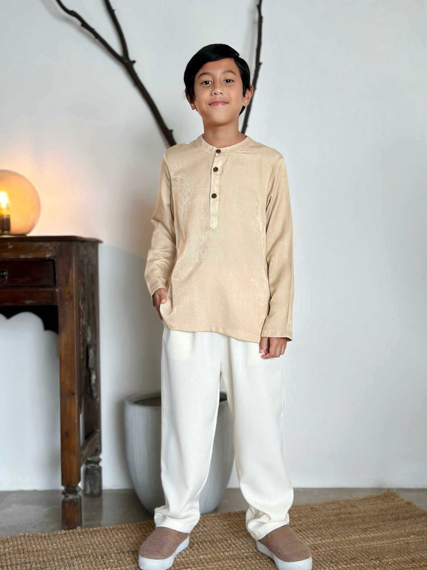 AMAR Kurta in Buttermilk