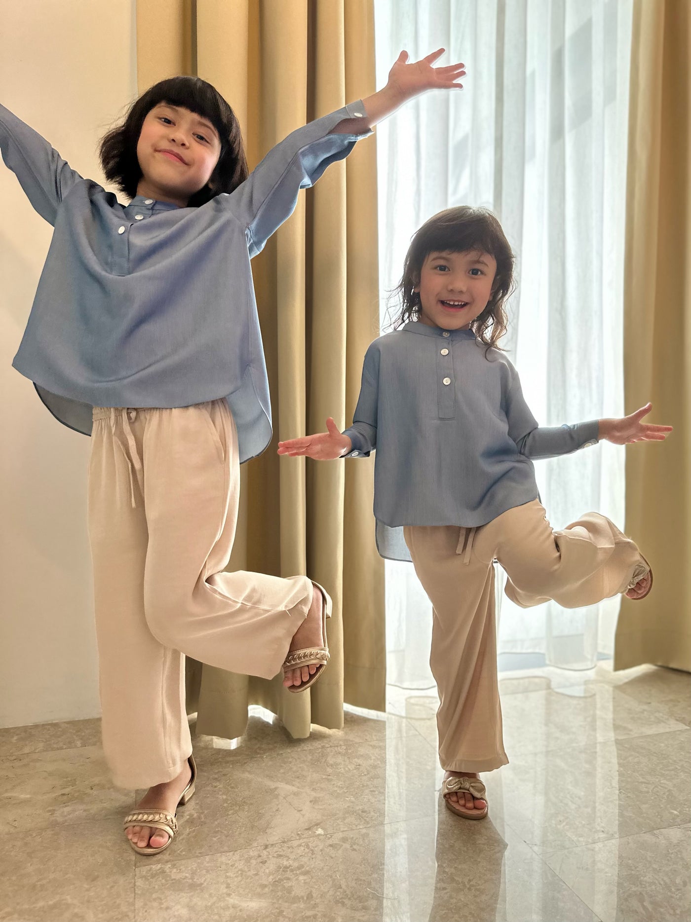 EMERY Palazzo Pants in Latte