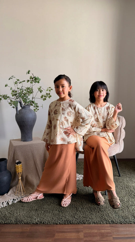 KARTIKA Modern Kurung Set in Honey