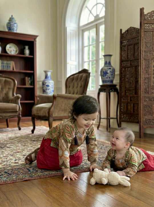 ORKED Baby’s Mini Kurung Set in Joy