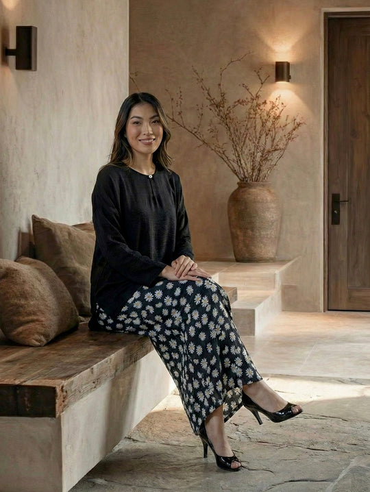 MULUS Kurung Kedah Set in Ebony