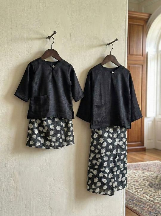 KESUMA Kurung Kedah Set in Ebony
