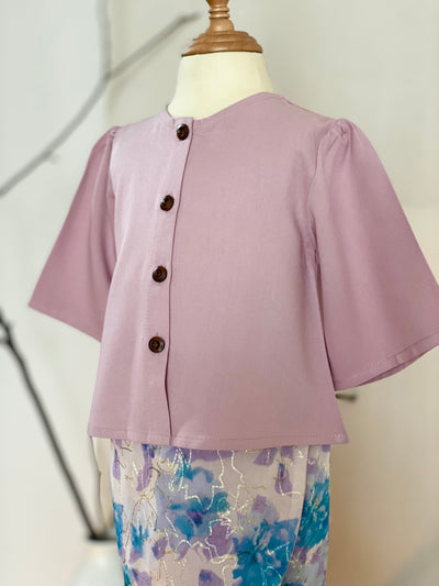 MELUR Baby’s Kebaya Set in Dusty Lilac