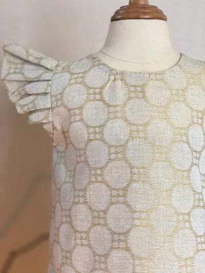 MANIS Baby's Modern Mini Kurung Set in Daffodil