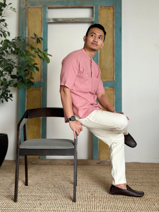 ABU Pocket Kurta in Pink