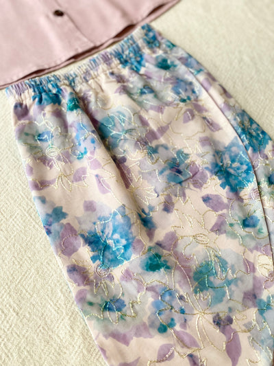 MELUR Baby’s Kebaya Set in Dusty Lilac