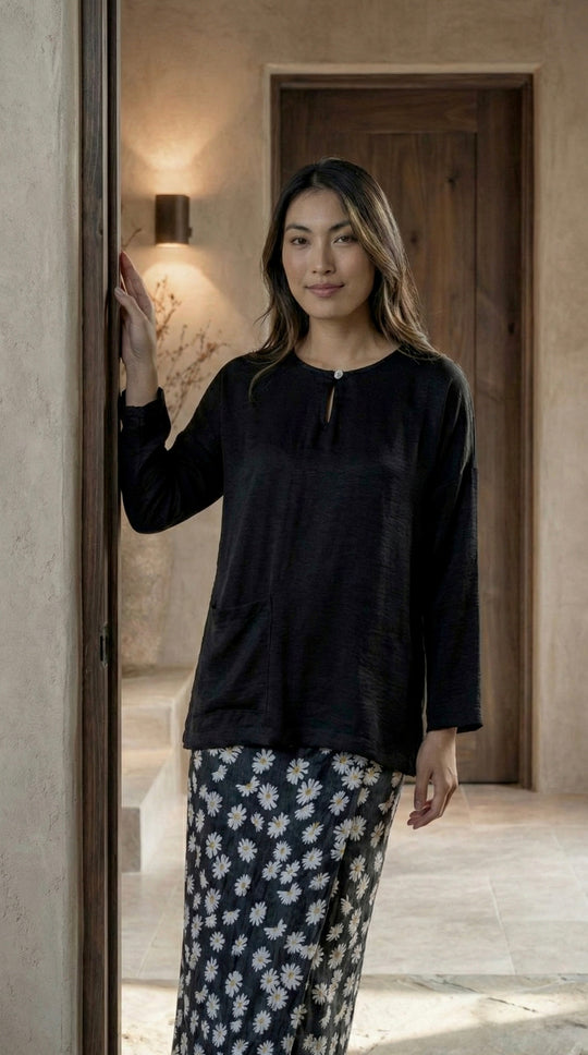 MULUS Kurung Kedah Set in Ebony