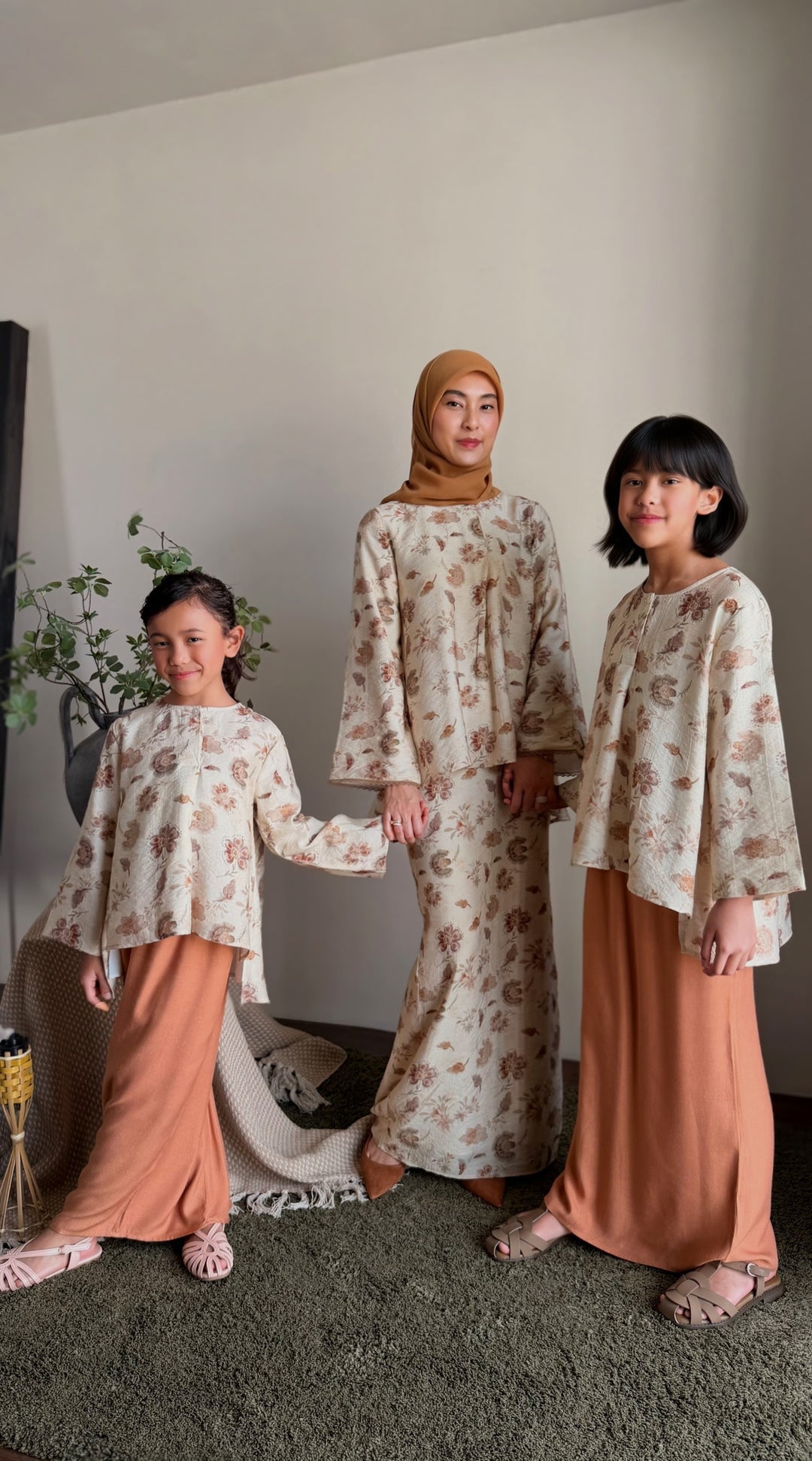 KARTIKA Modern Kurung Set in Honey