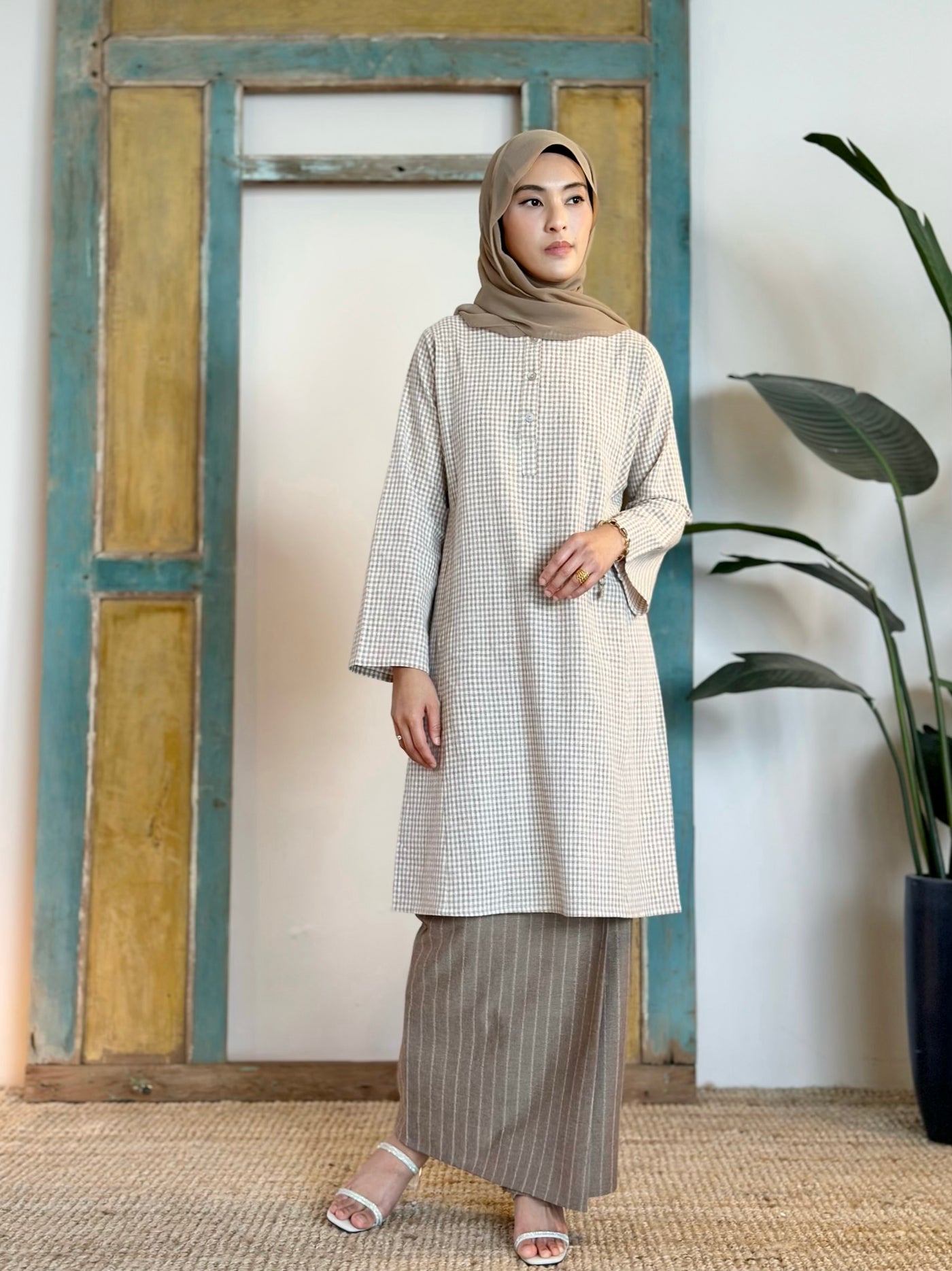 DAYANG Riau Kurung Set in Sand