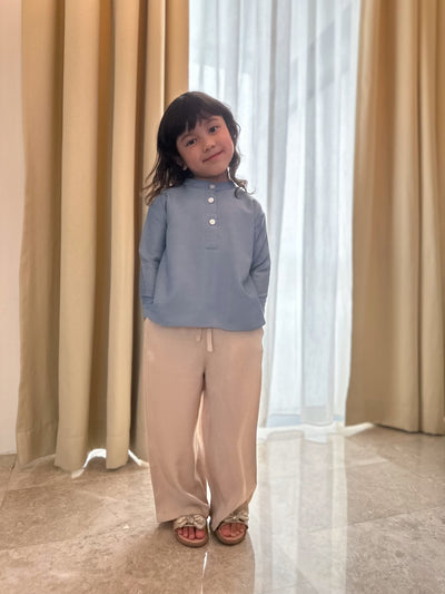 EMERY Palazzo Pants in Latte
