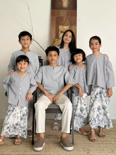 BAIDURI Mini Kebarung Set in Ash
