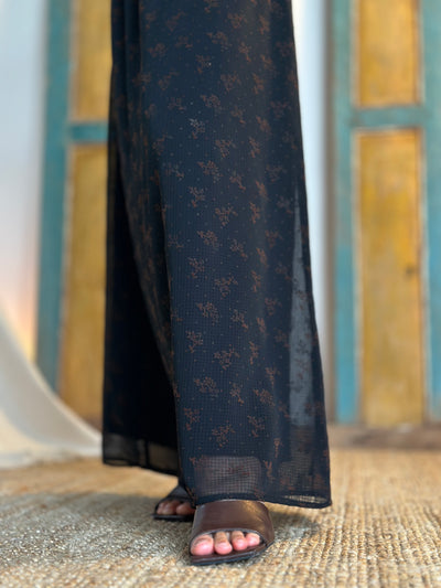 NILA Skirt in Midnight Bloom