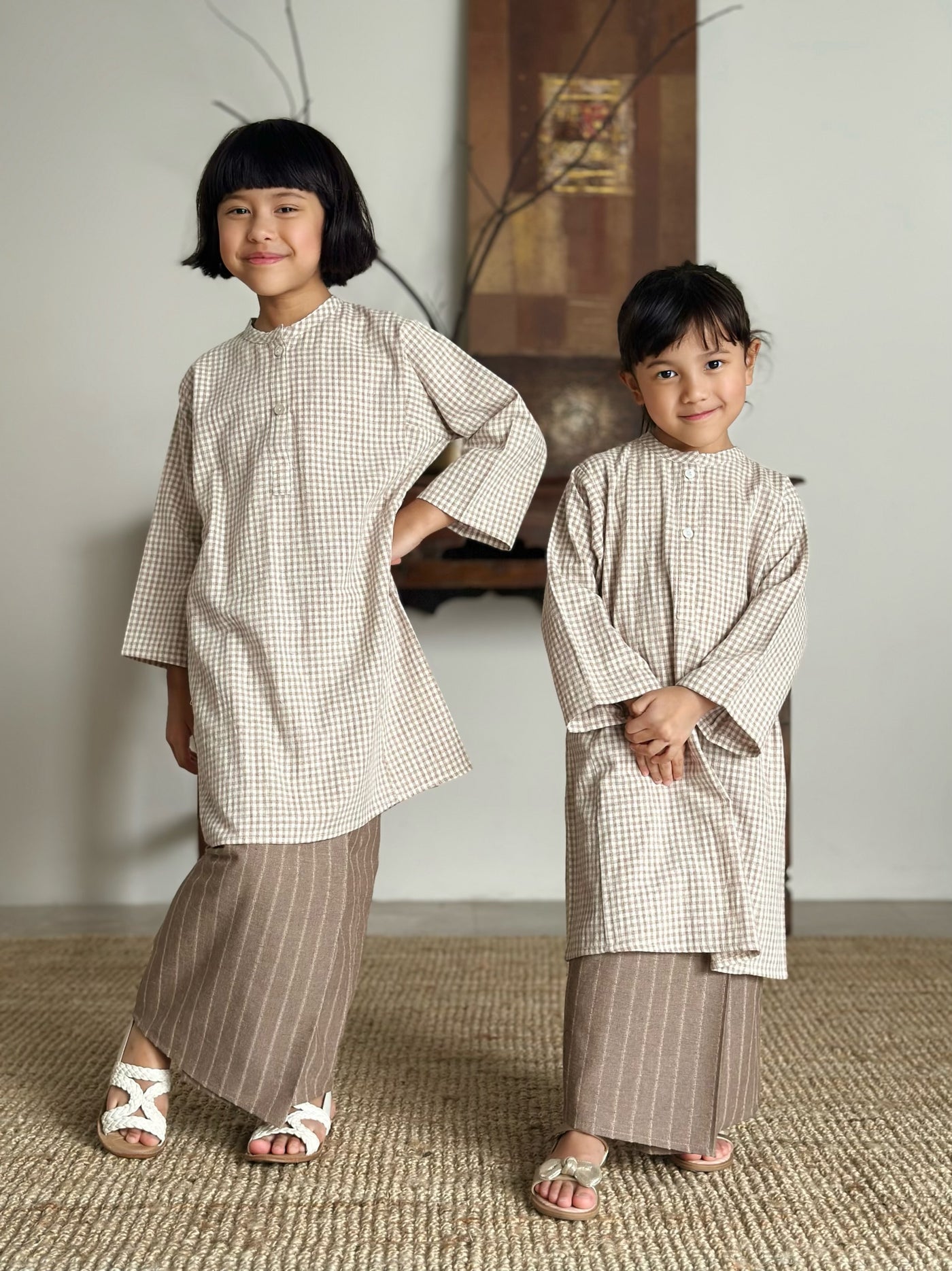 DELIMA Riau Kurung Set in Sand