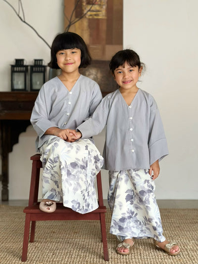 BAIDURI Mini Kebarung Set in Ash