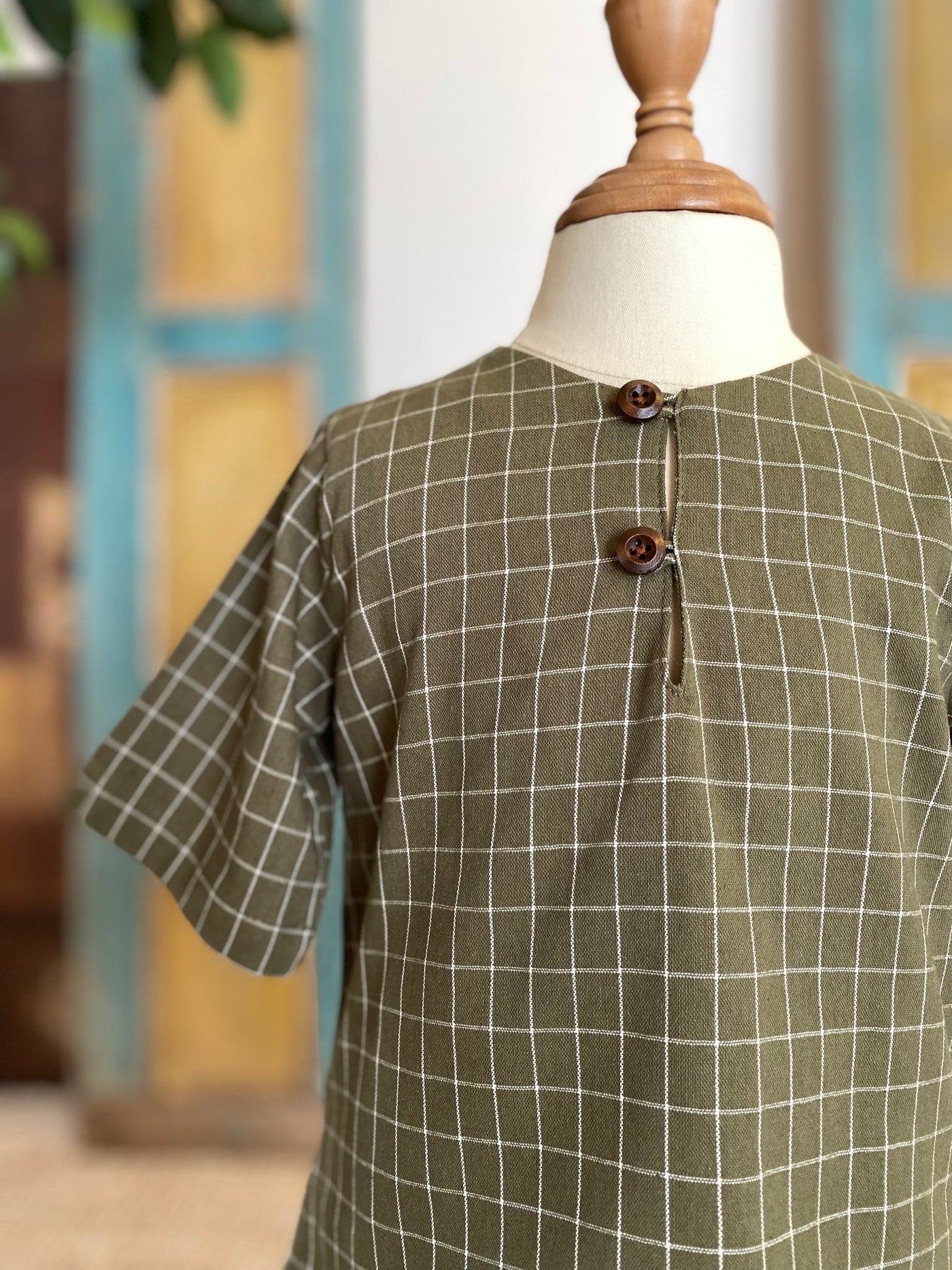 TENANG Unisex Baby’s Kurta in Olive