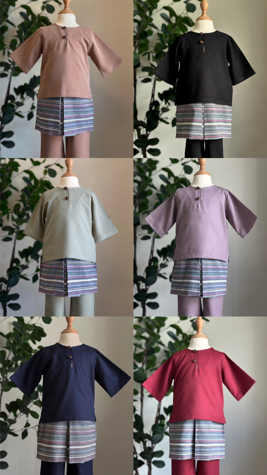 AYUB Instant Pelikat Style Samping in Delight Stripes