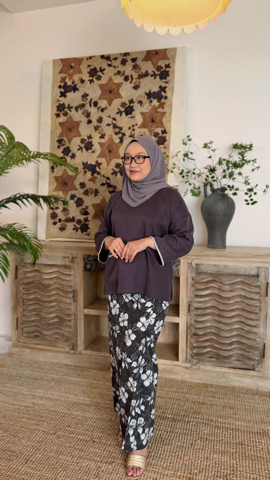 MULUS Kurung Kedah Set in Vintage Mauve