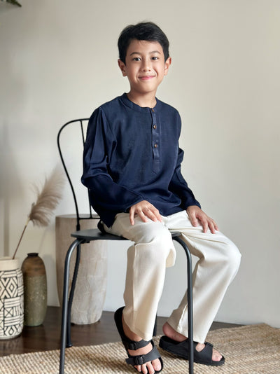 AMAR Kurta in Midnight Blue
